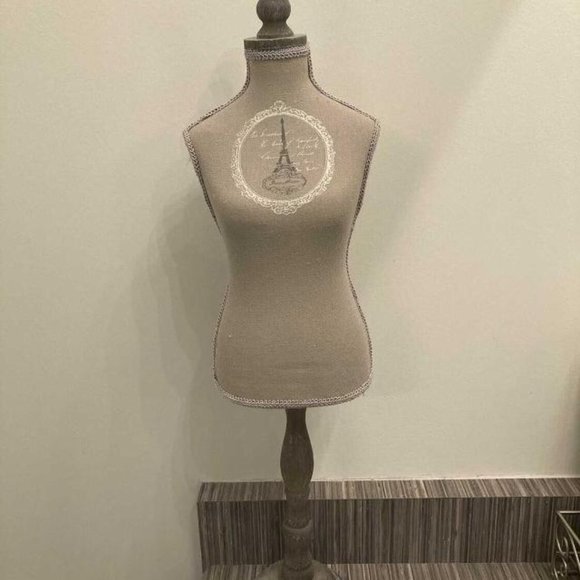FABRIC EIFFEL TOWER MANNEQUIN JEWELRY STAND - Picture 4 of 5